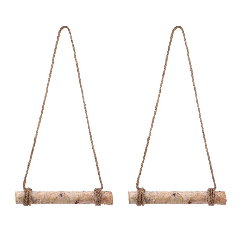 

Wall Hangings 2 Sets Wooden Pendant Ring Plant Climbing Support Shelf Holder Decor Hanging Plant Log Pendant Wall Hanging