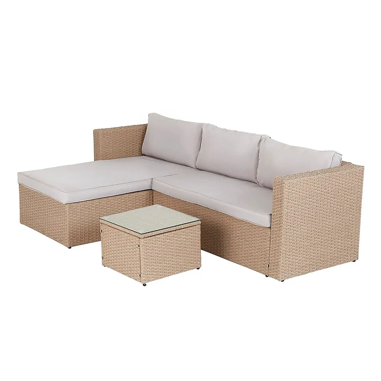 

Custom Wicker Rattan Garden Furniture Lounge Sofa Outdoor Sectional Set Garden Sofas