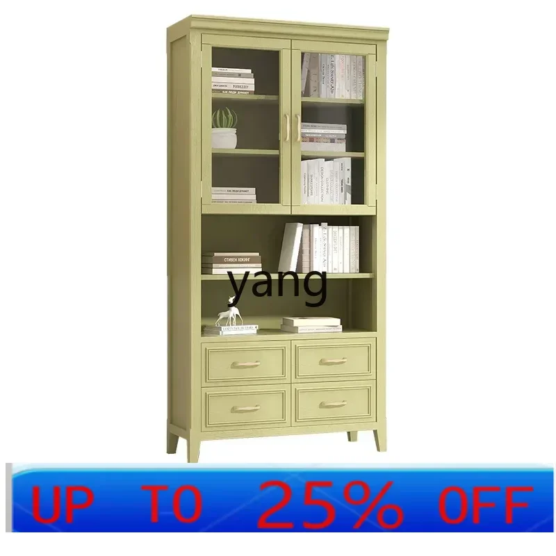 

LHH Горчично-зеленый высокий журнальный шкаф в минималистском стиле, настенный шкаф для телевизора с дверью для хранения вещей