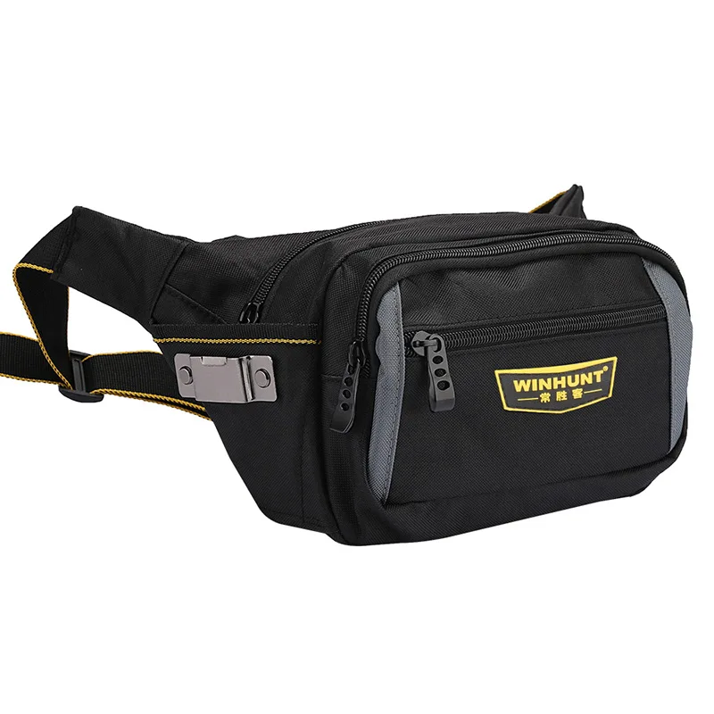 Tool Bag Multifunctional Repair Tool Fanny Pack Canvas Small Electrician Tool Bag Electrician Fanny Waist Bag