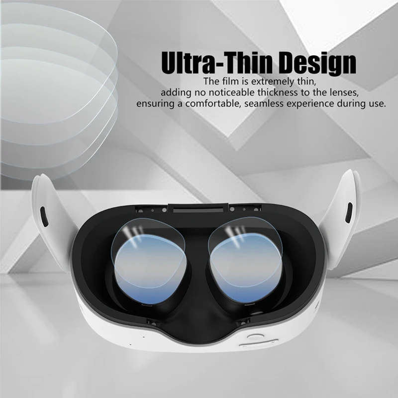 VR เลนส์ฟิล์มสําหรับ Meta Quest 3S เลนส์ VR ฟิล์ม Anti-Scratch VR ชุดหูฟังฟิล์มสําหรับ Meta Quest 3S อุปกรณ์เสริม