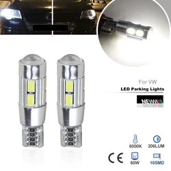 2x Canbus Error Free Car Wedge Light W5W T10 LED Auto Lamp Bulb For VW Passat B6 (2010)