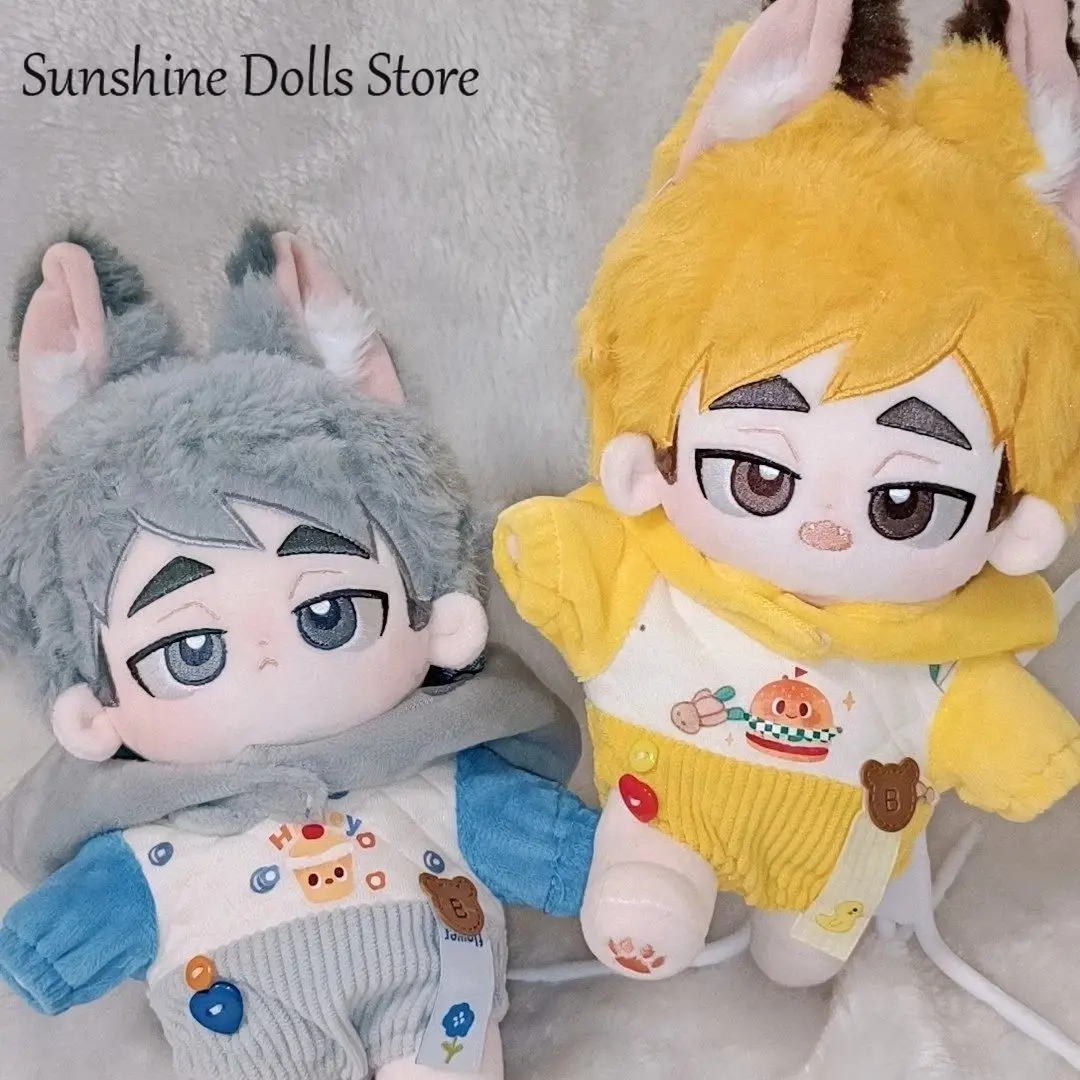 Anime Miya Atsumu Miya Osamu Kawaii Animal oreille coton poupée peluche Cosplay peluche oreiller Figure mascotte jouets 20CM cadeaux d'anniversaire