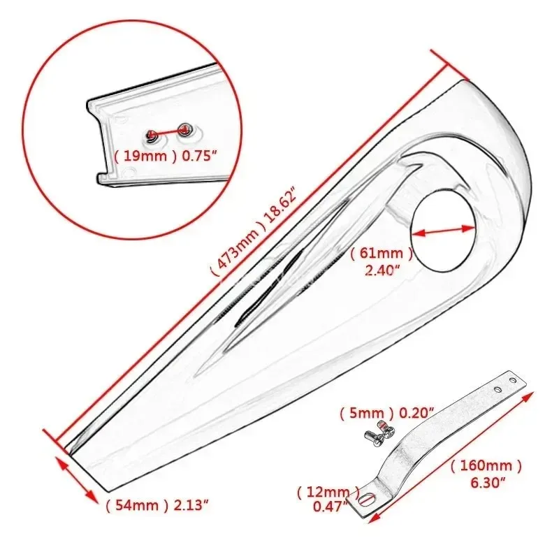 

New for Fuel Console Gas Tank Touring Road King Street Glide Cap Cover Trim ABS Plastic Chrome Motorcycle Smooth Dash