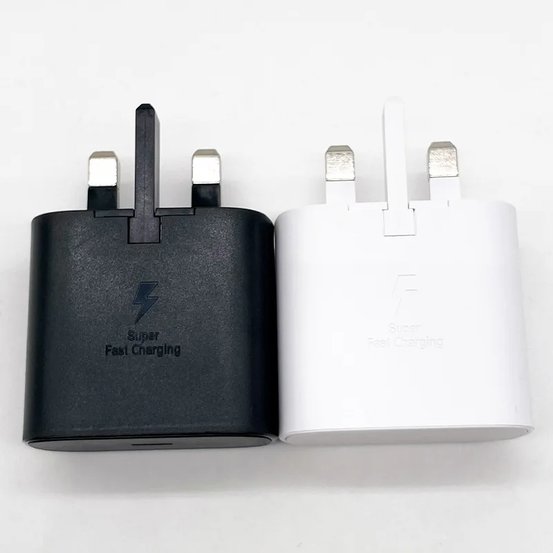Für SAMSUNG 25W Superschnellladegerät UK-Stecker 100CM 3A Typ-C-Kabel für Galaxy Z Flip Fold 6 5 S24 S23 S25 Plus S20 FE M31s M51 M32 – Detail 3
