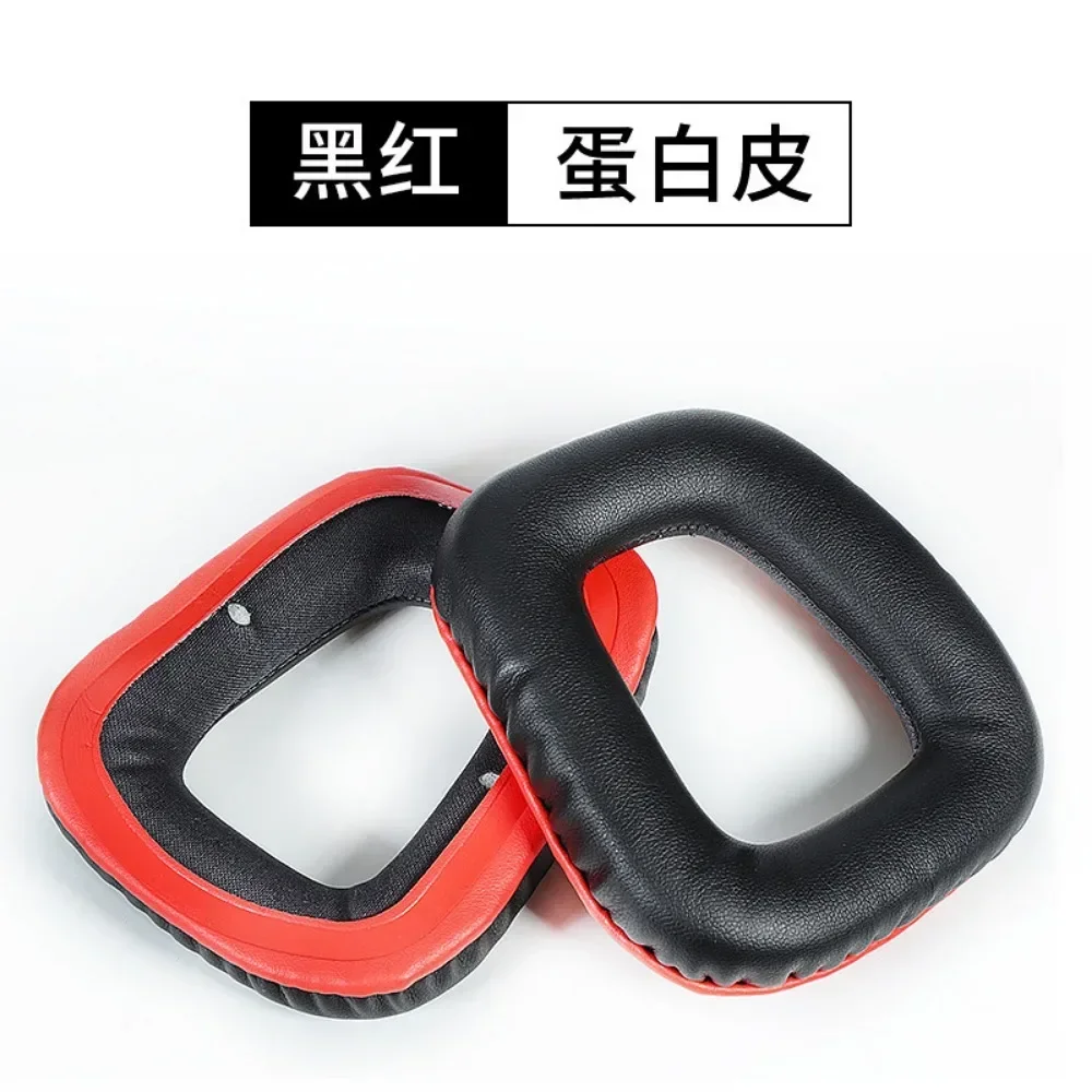 Cuscinetti auricolari in rete di cuoio proteico di ricambio per Logitech G930 G432 G431 G430 G332 G331 G231 G35 F450 Auricolare