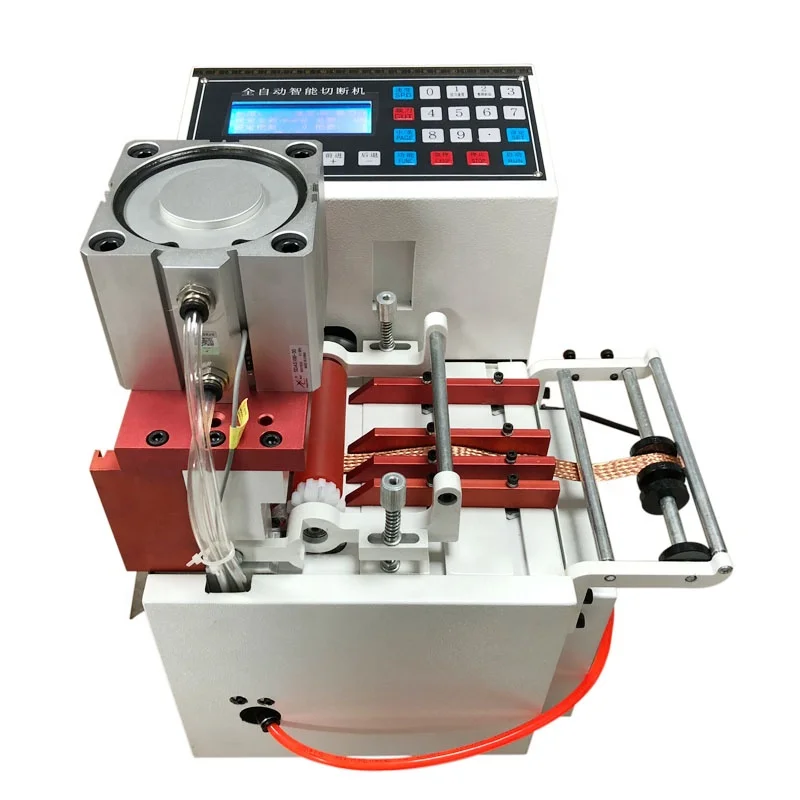 JCW-C01 heat shrink corrugated tube cutting machine fiber optic automatic cable cutting machine