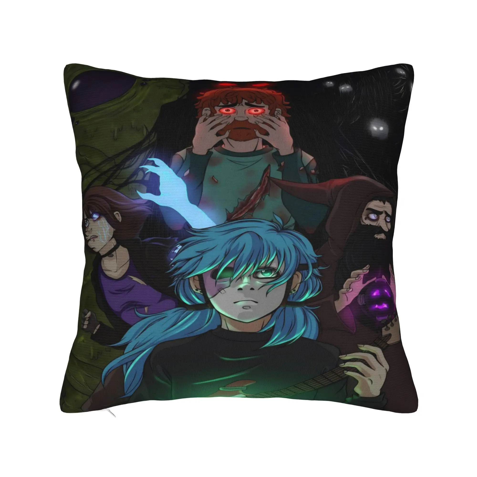  Sally Face Sal Fisher Indie Printed Pillowcase Cushion Cover  Pillow Covers Y2K Home Decor Zippered Multiple Sizes
