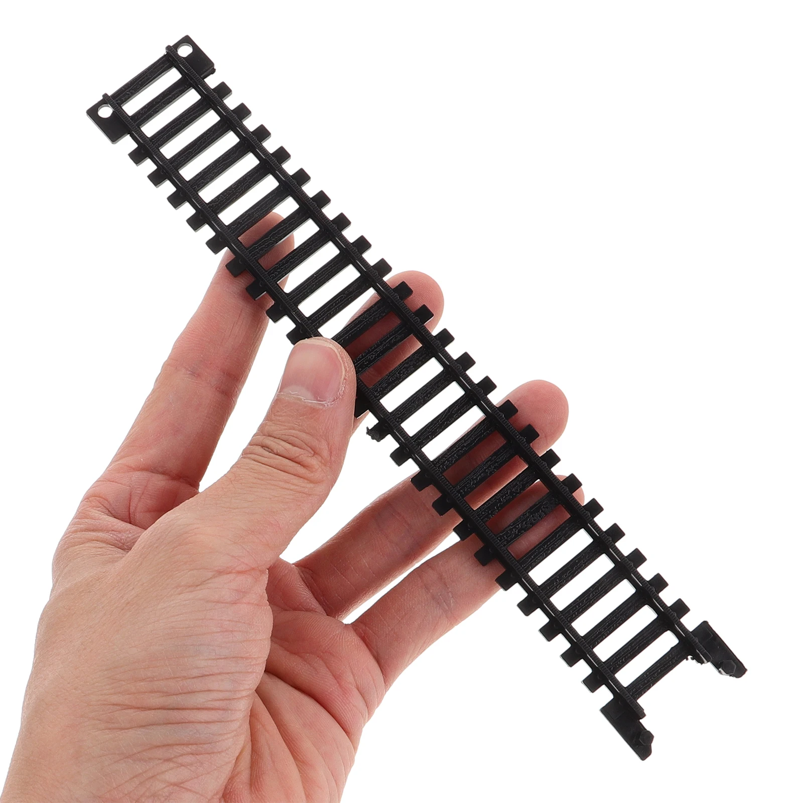 5Pcs Electric Train Set Tracks for Children Realistic High-Speed Rail System Auto-Running Train with 5 Straight Pieces Play and