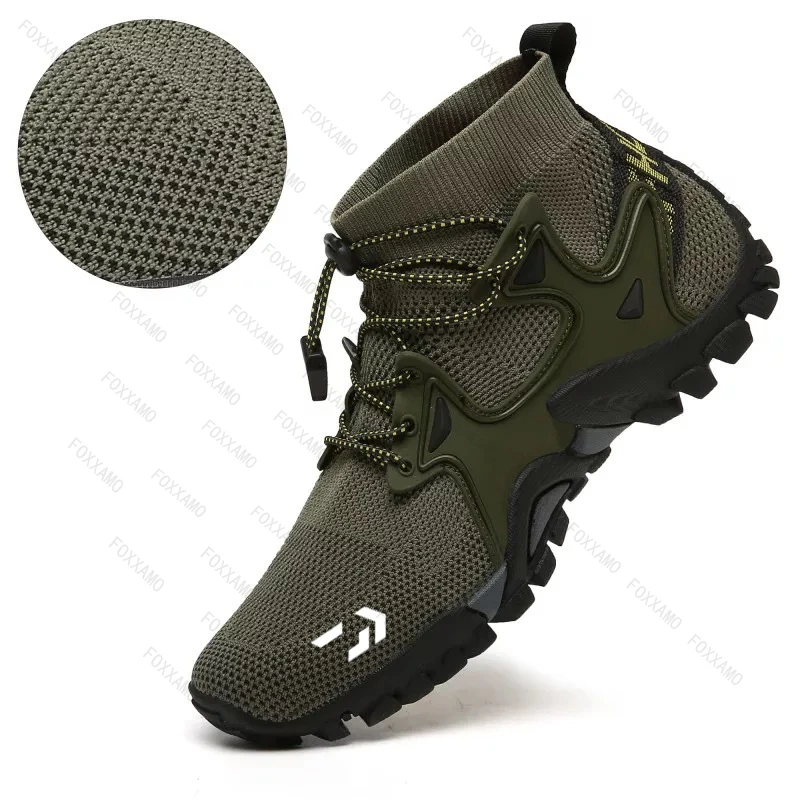 Men's Aqua Shoes Barefoot Anti-Skidding Beach Water Footwear Outdoor Fishing Swimming Surfing Sports Wading Sneakers Size 36-47