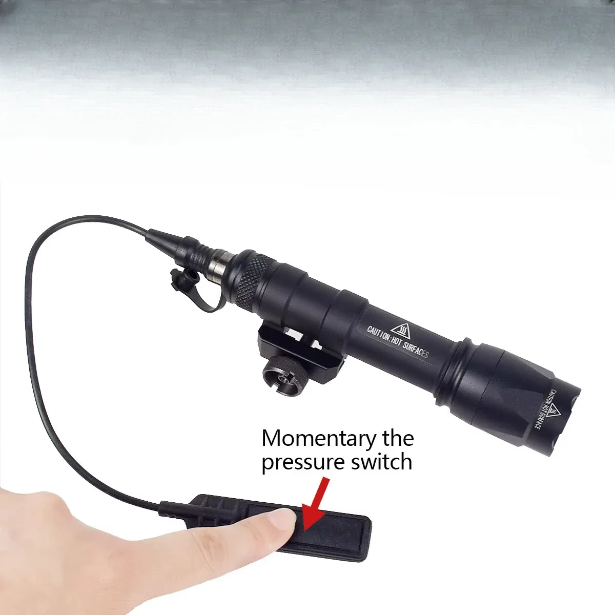 التكتيكية SureFir M300 M600U M-Lok Keymod 20 مللي متر السكك الحديدية بندقية الادسنس كشاف مصباح ليد زر مفتاح ضغط عن بعد سلاح مصباح يدوي