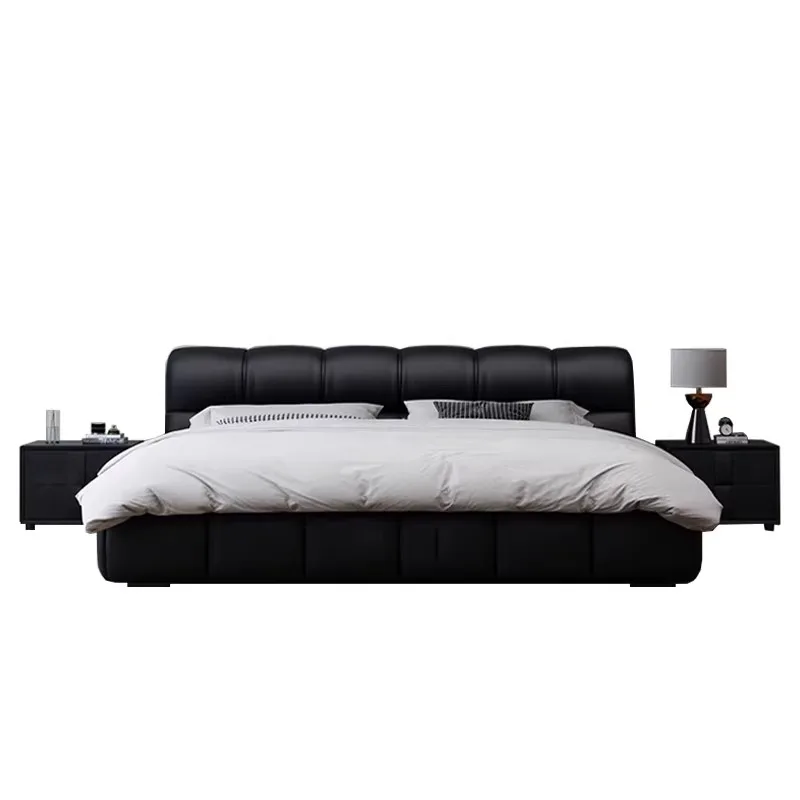 Storage Space Bed Girls Sleeping Wooden Lounge Double Bed Modern Luxury Upholstery Meuble De Chambre Furnitures