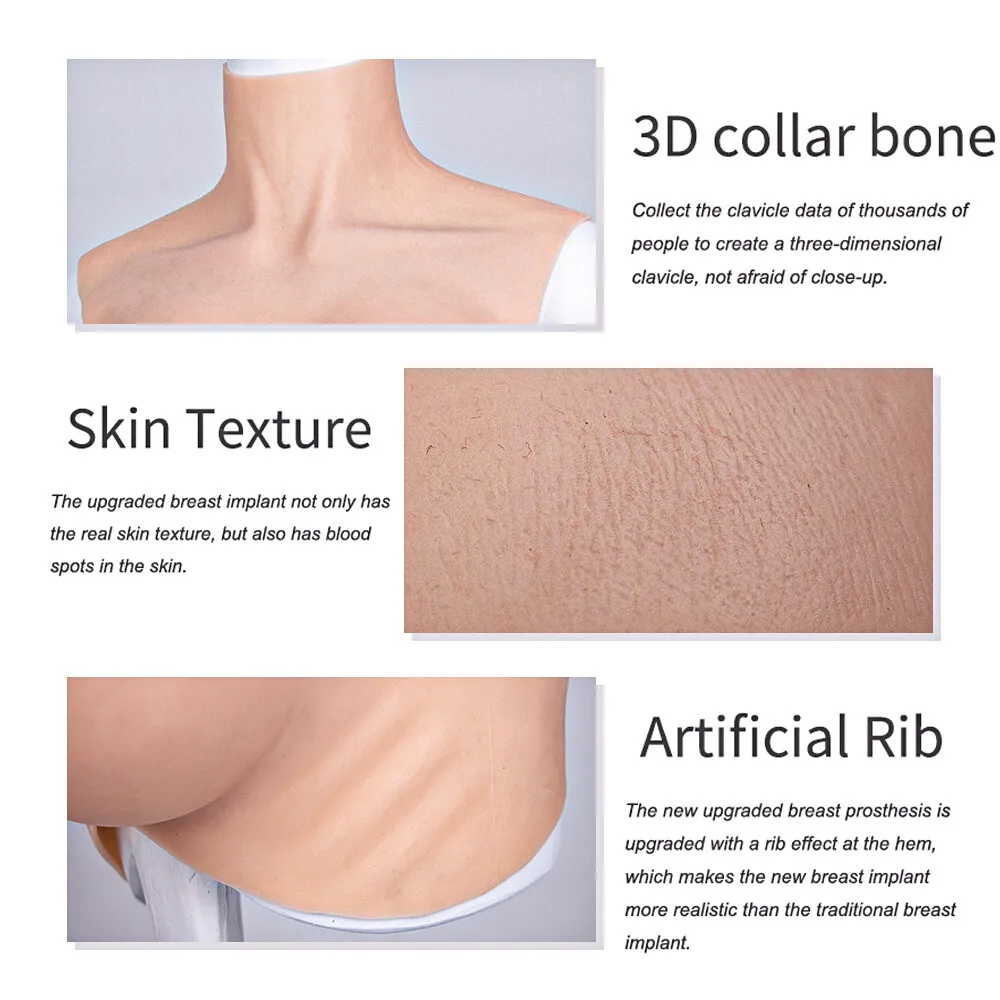 كروسدرسر أشكال الثدي وهمية الثدي المواد سيليكون وهمية الصدر الملابس الداخلية لسحب الملكة المتحولين جنسيا شيميل تأثيري الجنس لعب #3