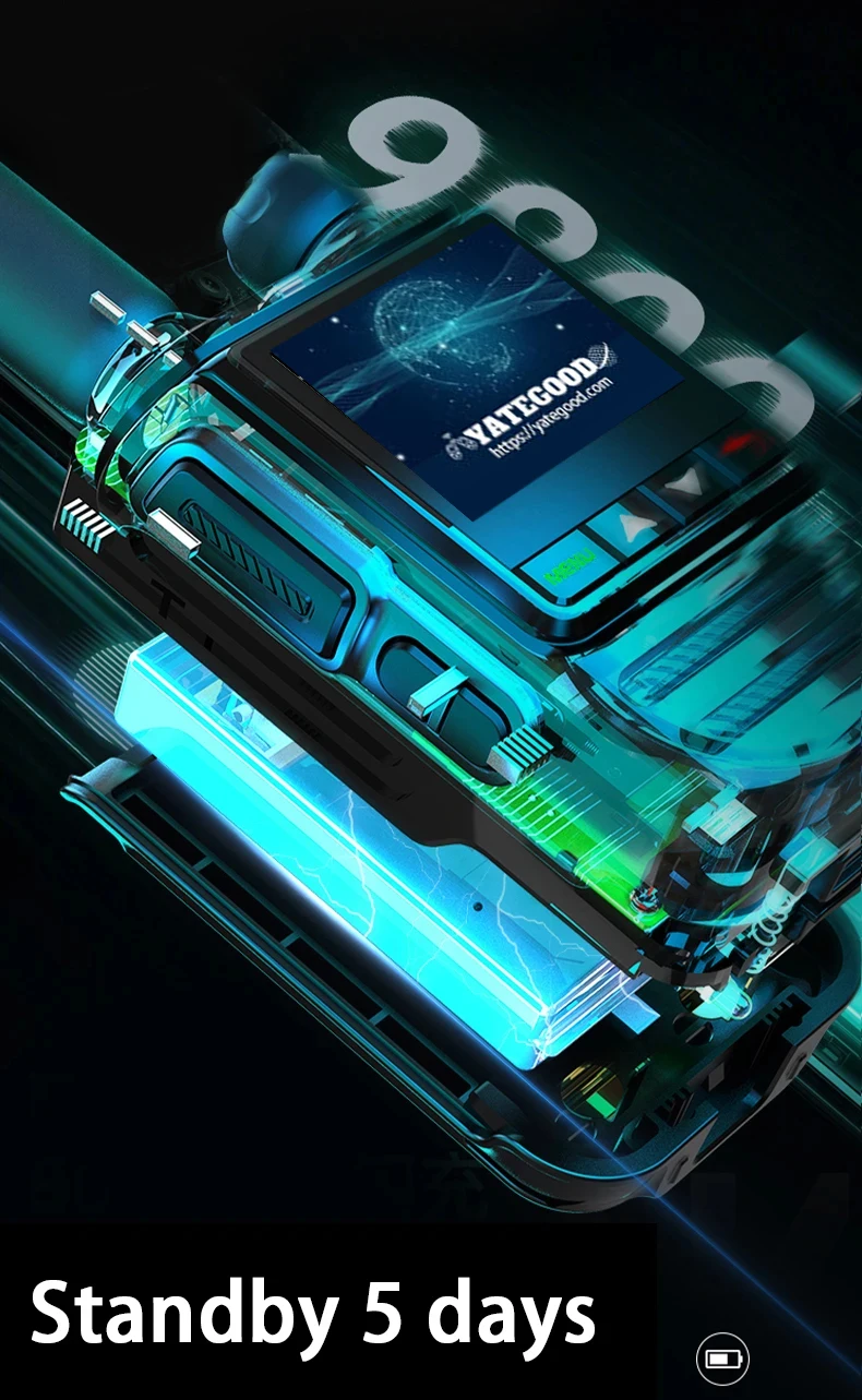 YATEGOOD G968 جهاز اتصال لاسلكي بدون حد مسافة اتصال داخلي طويل الاستعداد محمول أكثر من 5000 كجم 4G 5G