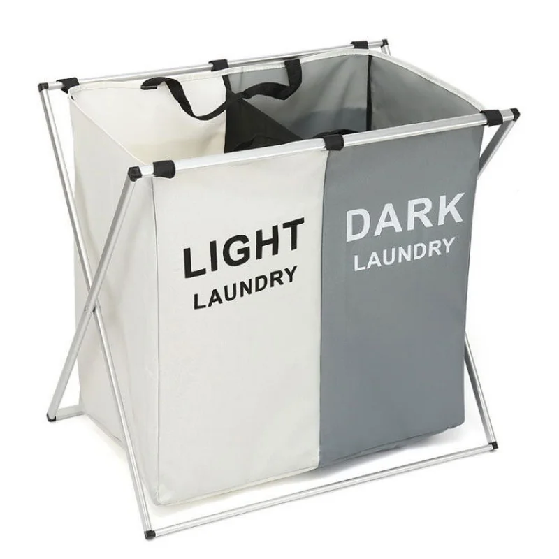 Household foldable storage large dirty clothes basket