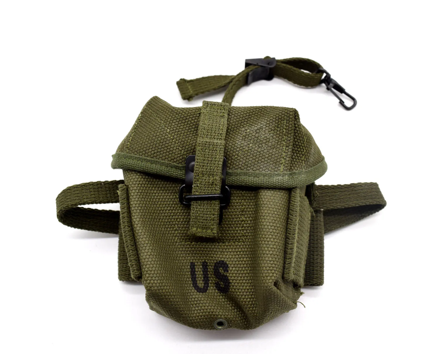 REENACTMENTS Vietnam War US M16A1 M1956 Pouch Pocket Metal Clasp Canvas Pouch