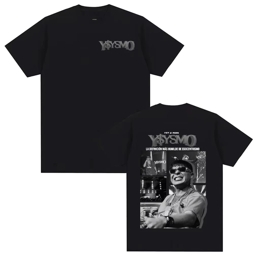 

YSYSMO YSY A Album 2025 Tour Graphic T Shirt Men Fashion Gothic Hip Hop T-shirts Unisex Summer Crewneck Cotton Oversized T-shirt