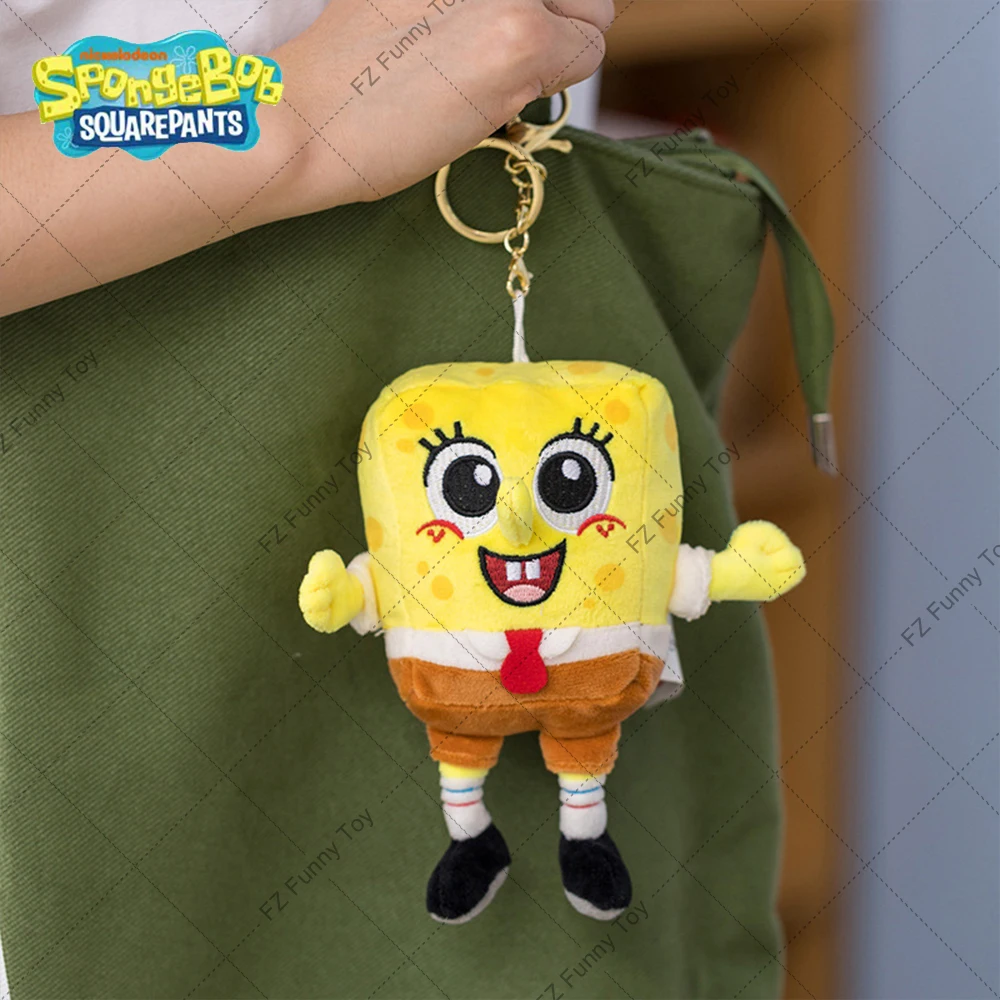 Spongebob Squarepants Original Stuffed Plush Toy Pendant Keychain Patrick Star Squidward Tentacles Gary Birthday Gift for Kids