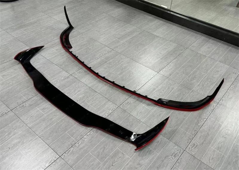 メルセデスベンツ W206 C43 C63 C200 C260 2020 2021 2022 2023 2024 高品質 ABS ブライトブラックフロントリップリアリップスポイラーキット