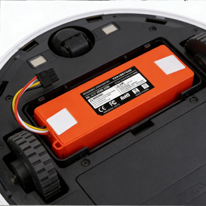 

2026 Original XJT-2P4S-5200 Robotic Vacuum Cleaner Replacement Battery For Xiaomi Roborock S55 S60 S65 S50 S51 S5 MAX S6 Parts