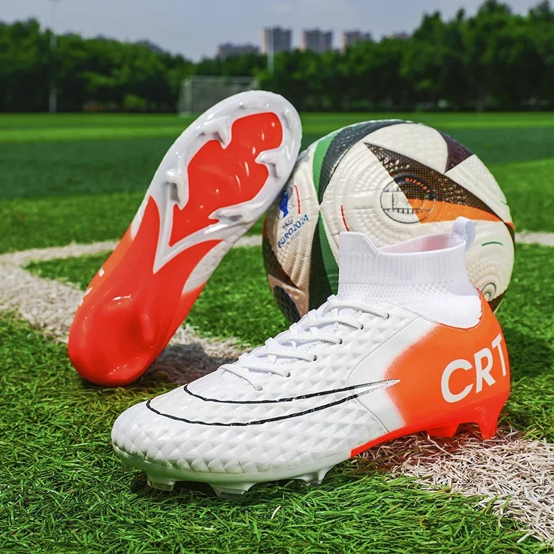 

Men Professional Training Football Boots Soccer Shoes Match Soccer Cleats Outdoor Unisex Turf Futsal Grass Non-slip Breathable