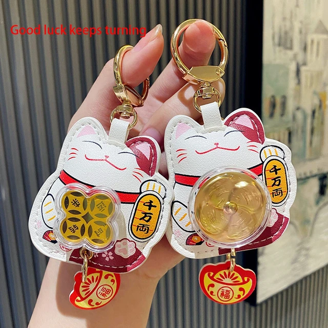 Lucky Charms Key Chain Maneki Neko Car Charm Maneki Neko Lucky Cat Quality Car Aliexpress