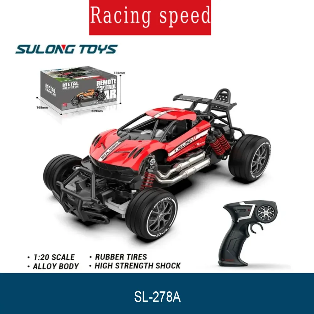 Sulong SL-278 1:20 Scale RWD RC Car 2.4GHz High Speed Alloy Remote Control Toy Off-Road Rock Crawler & Racing Drift Car for Kids