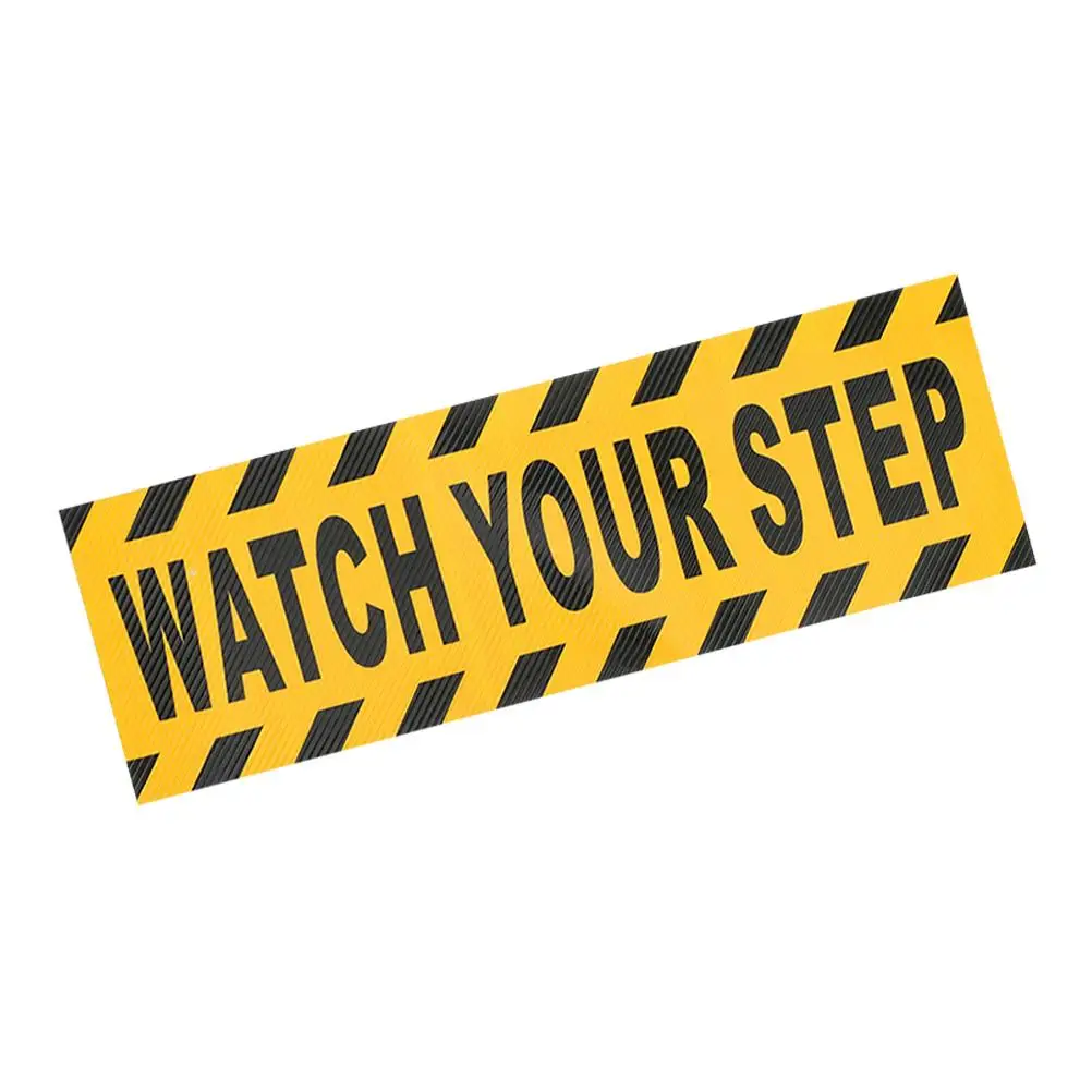 Adesivi antiscivolo Indicatori di sicurezza per pavimenti Applique Segni di messaggi Avviso in PVC Avviso ufficio