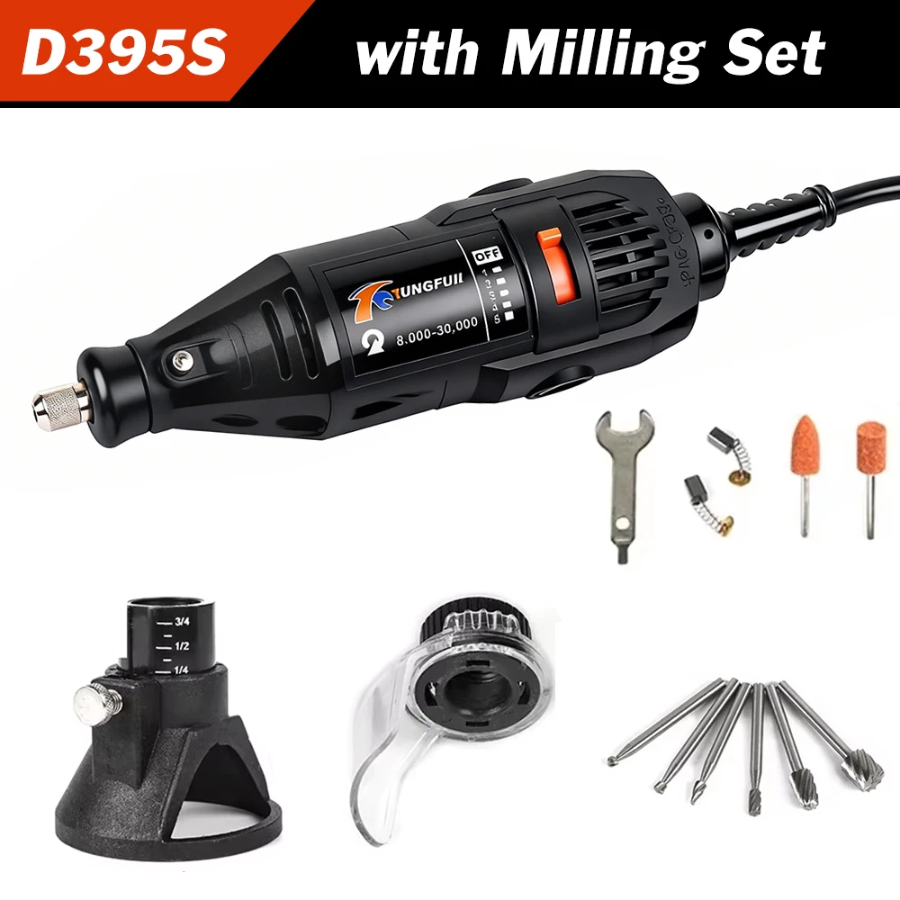 Mini elektrische boorgraveermachine, Dremel roterend gereedschap, graveurslijpmachine compatibel met elektrisch gereedschap, accessoires, 220V