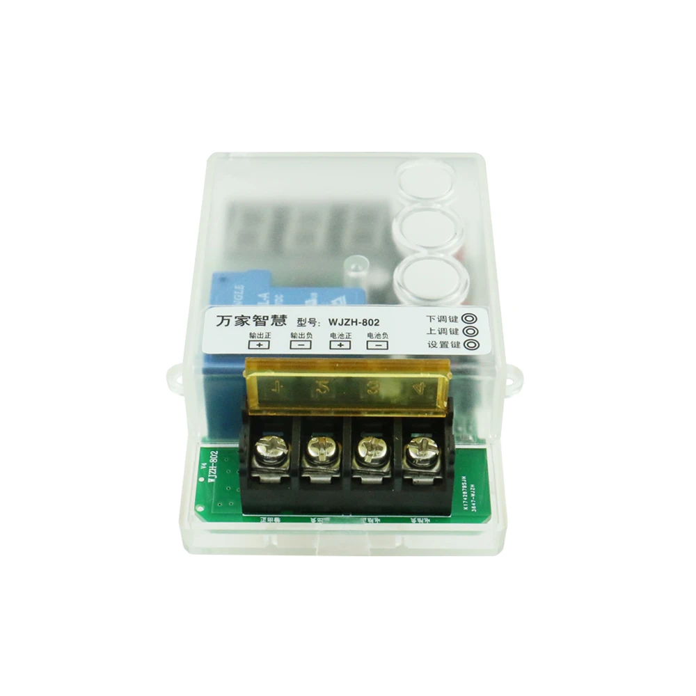 

DC 8V-86V Battery Charge/Discharge Controller 0-200 Min Discharge Delay Lithium Battery Protection Lead-Acid Battery Controller