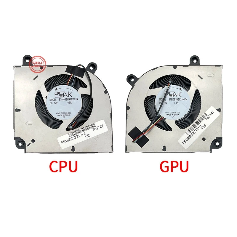 

New Laptop Cpu+GPU cooling fan For Xiaomi RMG2212 2214 2213 2215-AI AD AG Pro 2022 BN7509S2H-003 DC12V 0.6A