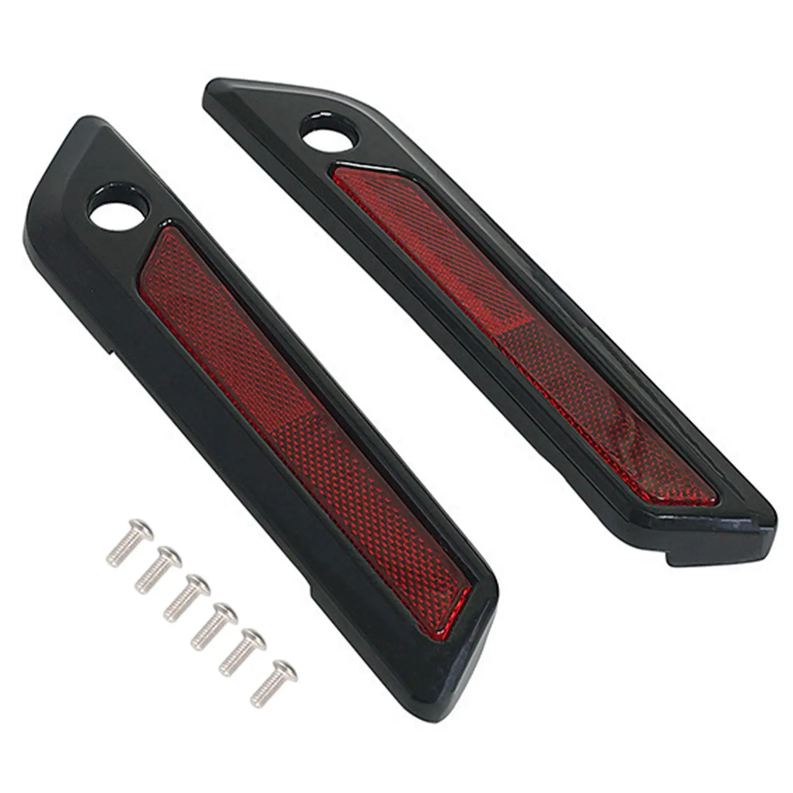 

2x Saddlebag Hinge Latch Covers Easy to Install for Touring Road King