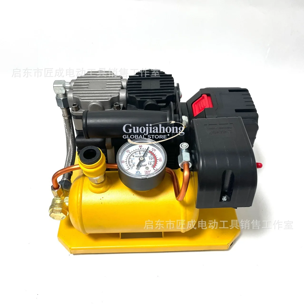 

Popular brushless lithium battery oil-free silent 1.5L mini small air pump high pressure air compressor