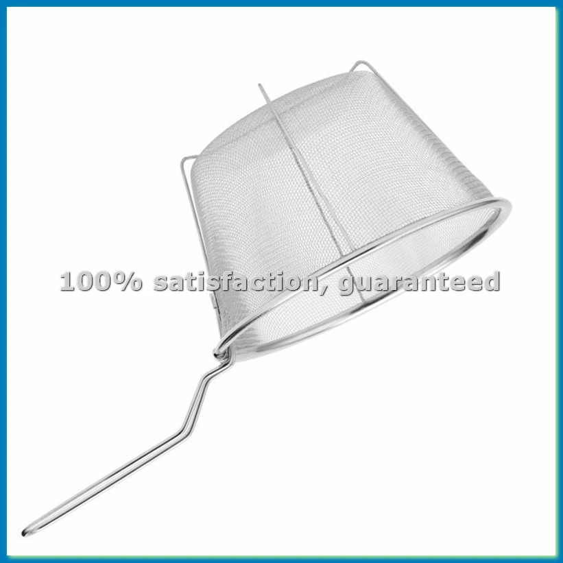 

Складная корзина-сетка для фритюра 7 дюймов, складная корзина для фритюрницы с ручкой для жарки и подачи блюд - A07G