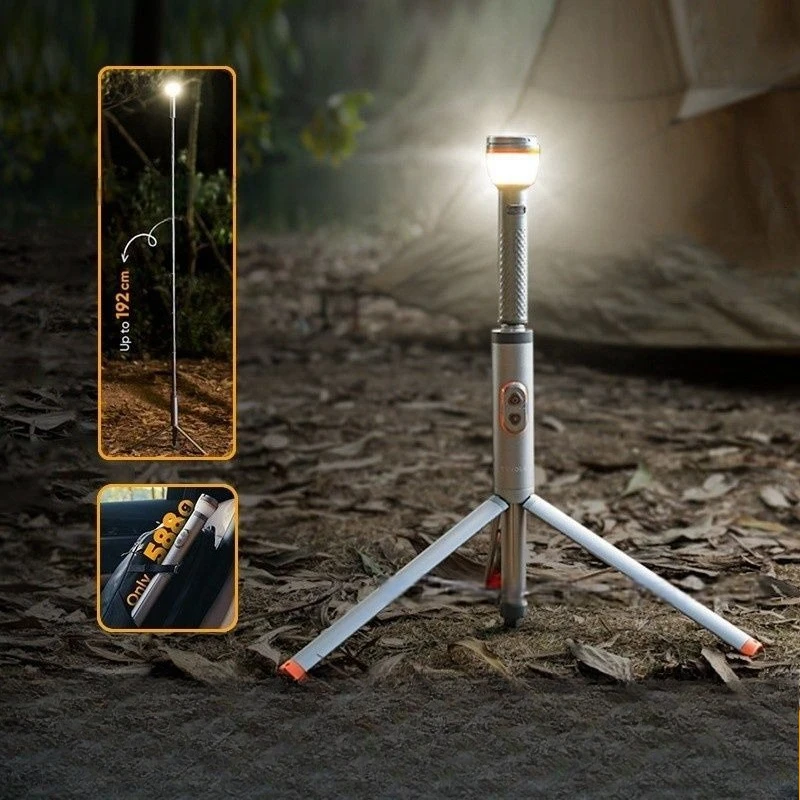 

Multifunctional outdoor camping light telescopic long battery life charging waterproof