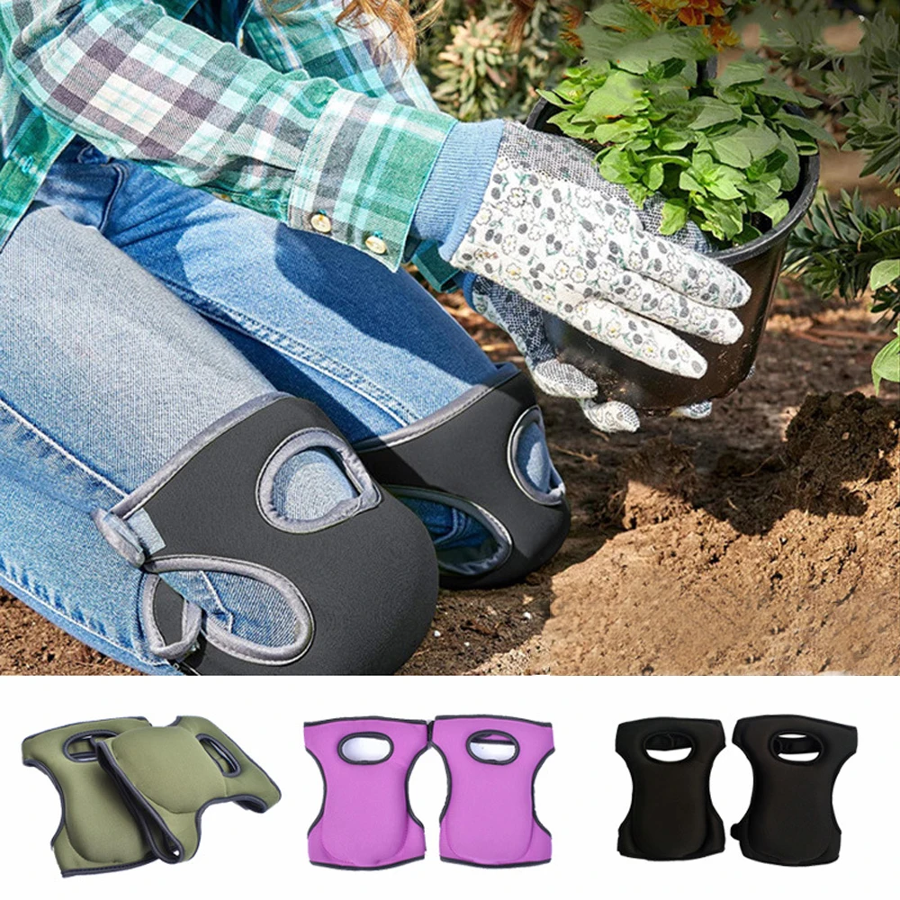 1Pair Garden Knee Pad for Gardening Cleaning Construction Work Flooring Thick Extra Foam Cushion Kneepad Protector for Men Women