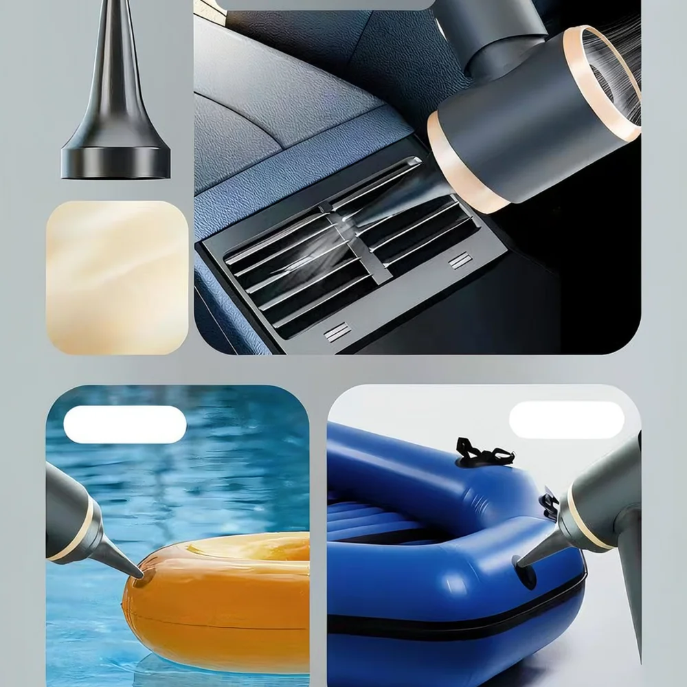 Mini Portable Wireless Handheld Vacuum Cleaner Powerful Suction Car Home Office Keyboard Dust Buster Cleaning Device