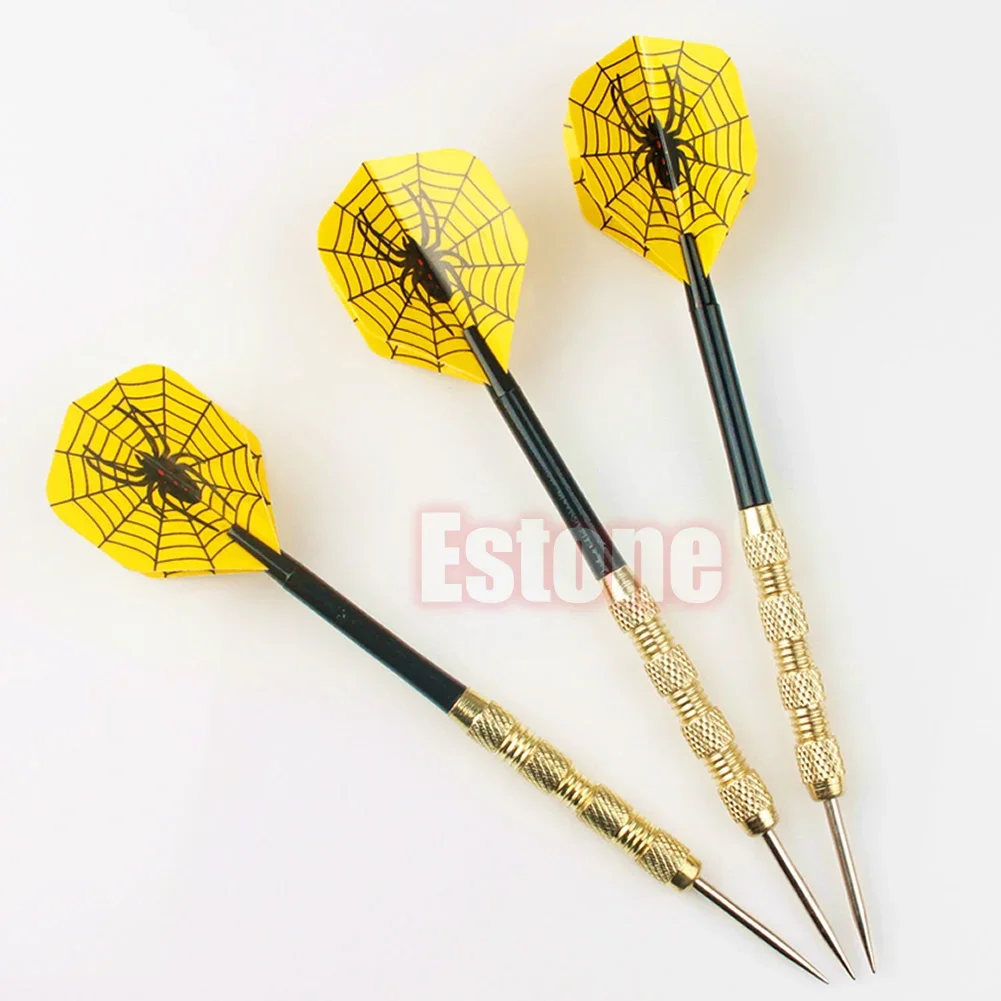 Professional Steel Tip Darts Set - 18 pcs With Nice Flights - Darts Gift