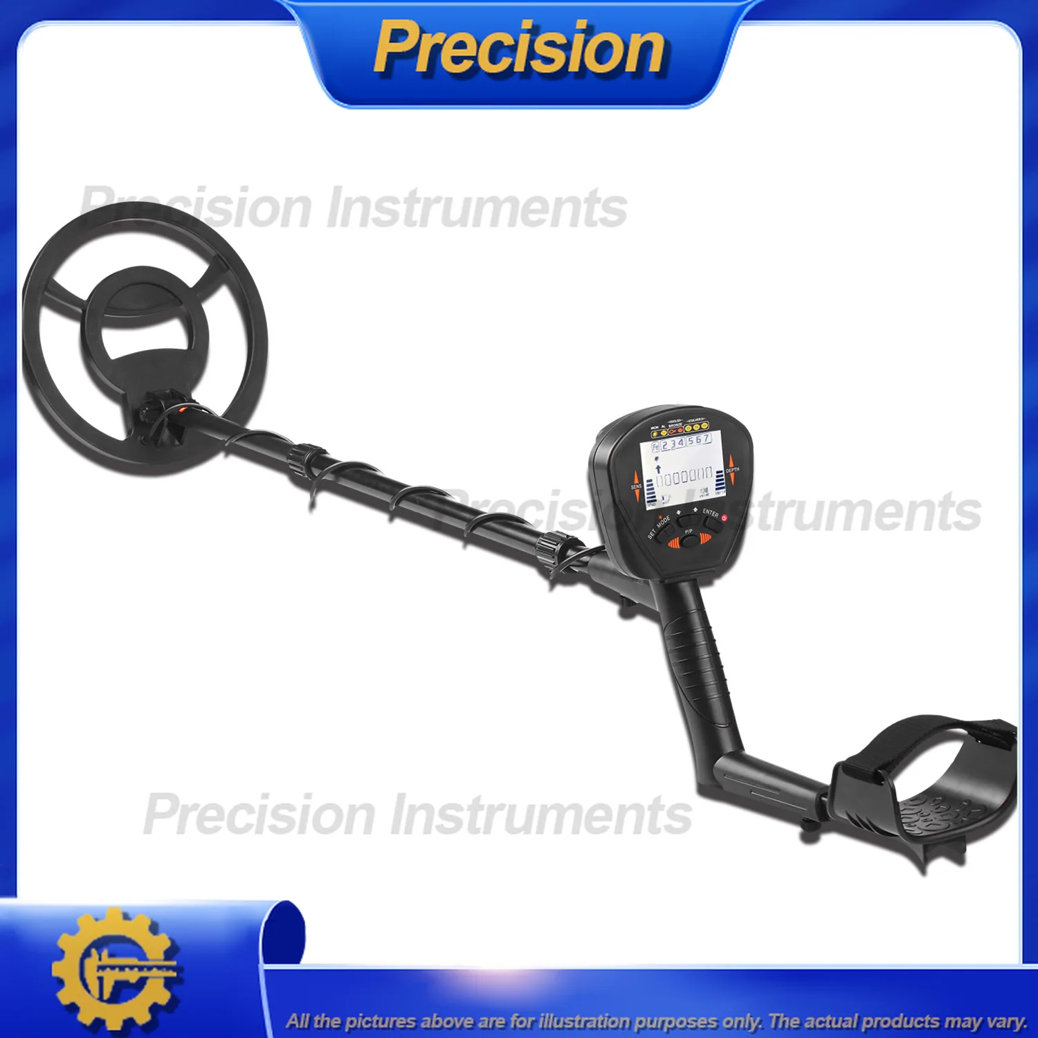 2026 Metal Detector for Outdoor Archaeology Treasure Hunting Beach Gold Jewelry Finding High Sensitivity Waterproof Search Tool