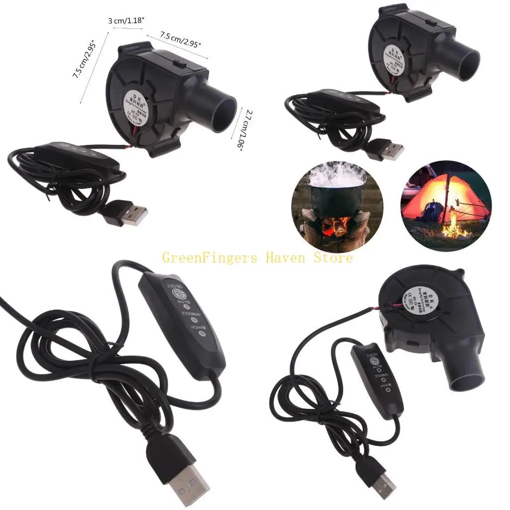 

F68D Охлаждающий вентилятор вентилятор USB Blower вентилятор 2300 об / мин вентилятор Скорость должен иметь открытый кулинарный