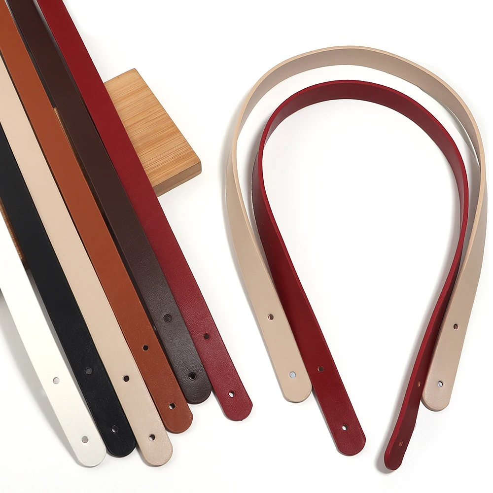 2Pcs/Lot 2x65cm Detachable Handbag Band Handle PU Leather Bag Belt Shoulder Bag Strap DIY Bag Accessories Gift Box Handle