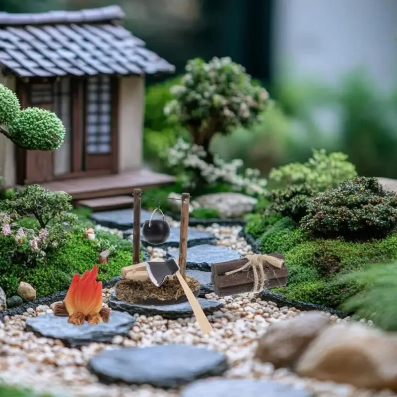 Juego 8 Uds. diseño seguro sin llama en miniatura para construcción modelos 15UB