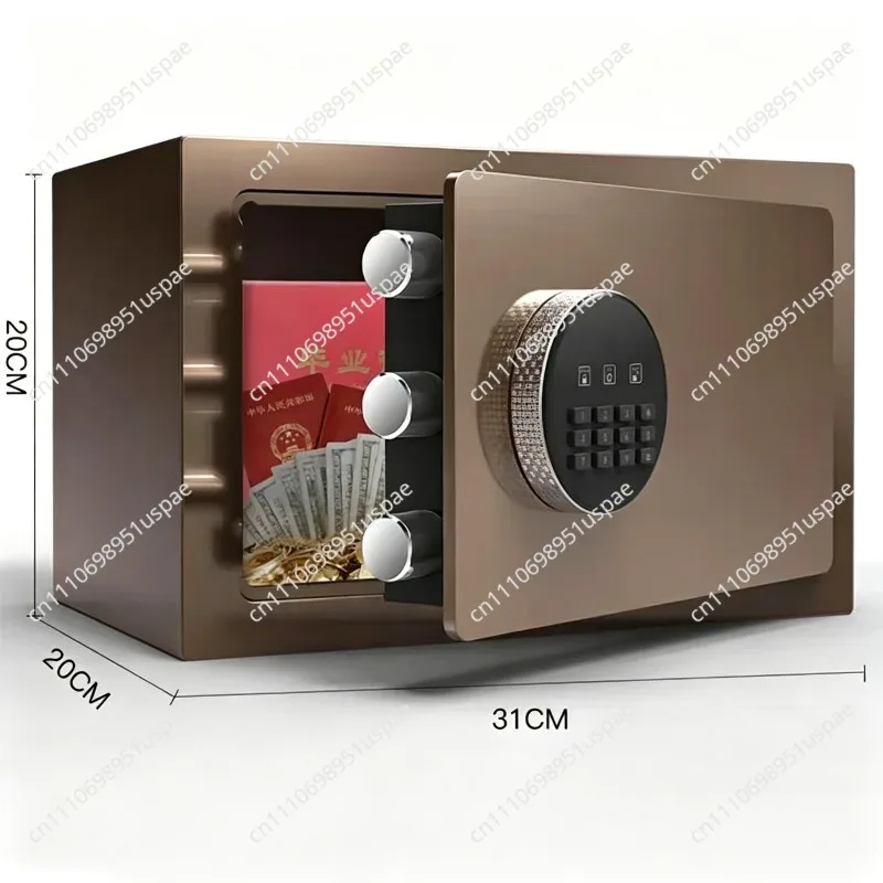 Small Safe Deposit Box 20CM Height Small combination office safe box Use for Home Office