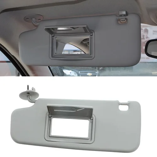 Imagen 2 del producto Accesorios para automóviles con espejo de maquillaje, visera solar para Chevrolet Spark 2011-2022, cinturón, espejo de maquillaje, protección solar