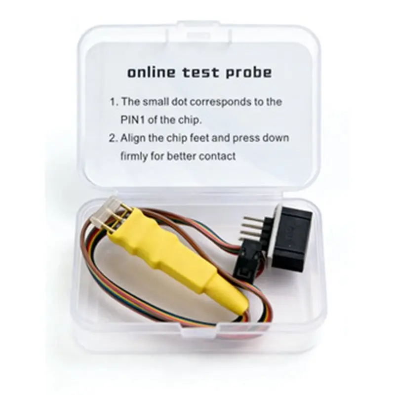 SOP8 Chip Testing Probe For SPI FLASH BIOS Support SSOP8 SOP8 SOIC16 QFN8 WSON8 Chip Download Burn Write Testing Tools B