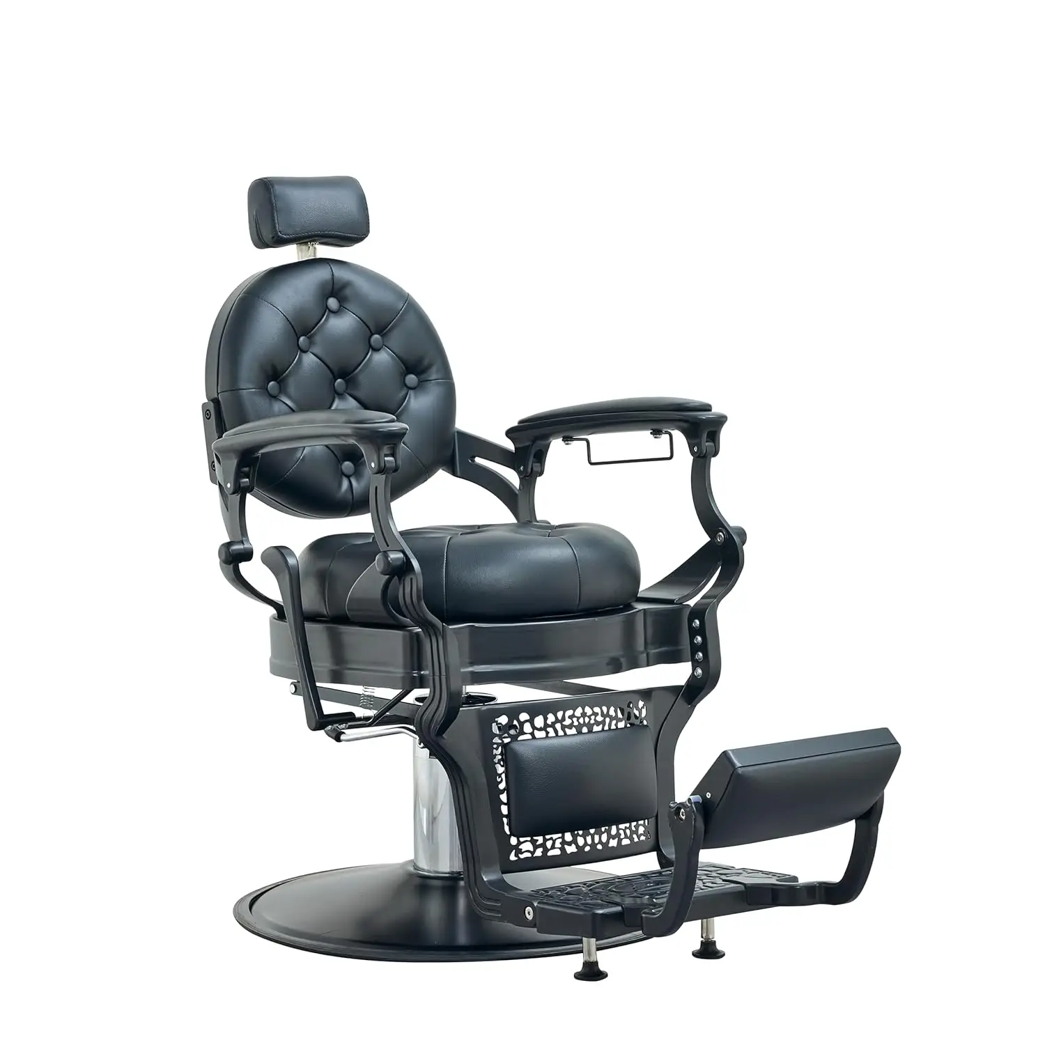 

Винтажное парикмахерское кресло для салонов красоты, тату-салонов и оборудования для мытья головы (черное), на заказ