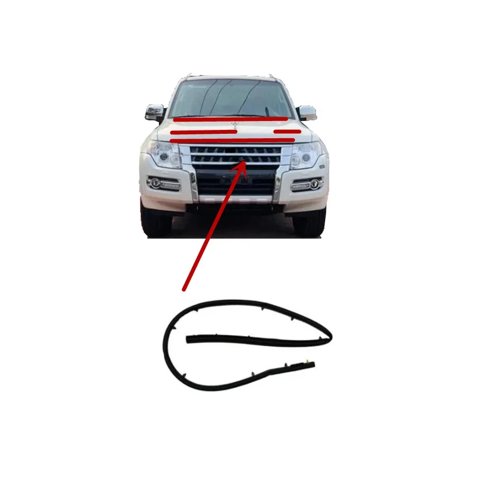 

1 Pcs Hood Rubber Seal for Pajero 4th 5902A016 V90 Bonnet Strip for Montero Weatherstrip for Shogun V80 2007-2020 3 for Diesel