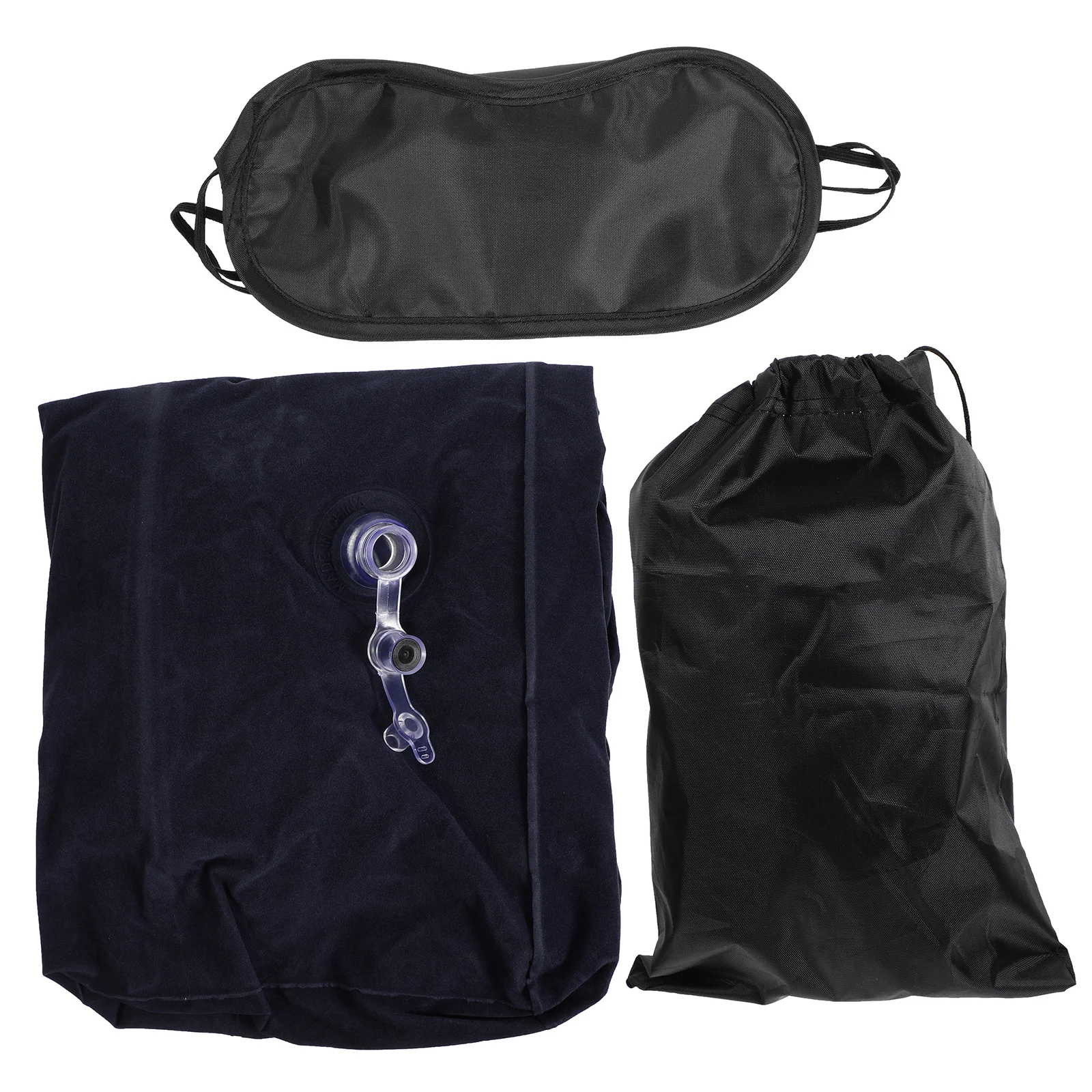 1pc Inflatable Adjustable Height Foldable Travel Footrest Cushion For Home Inflatable Footrest Cushion Office Car Camping Use