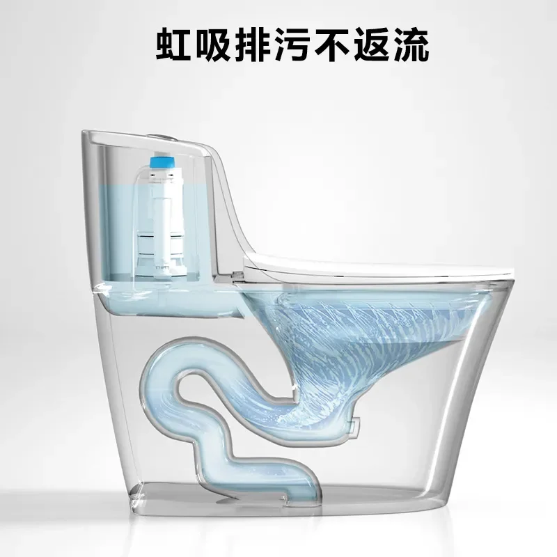 Wholesale One Piece Toilet Super Swirl Siphon Flush Bathroom Commode for Home and Engineering Project Guangdong Manufacturer