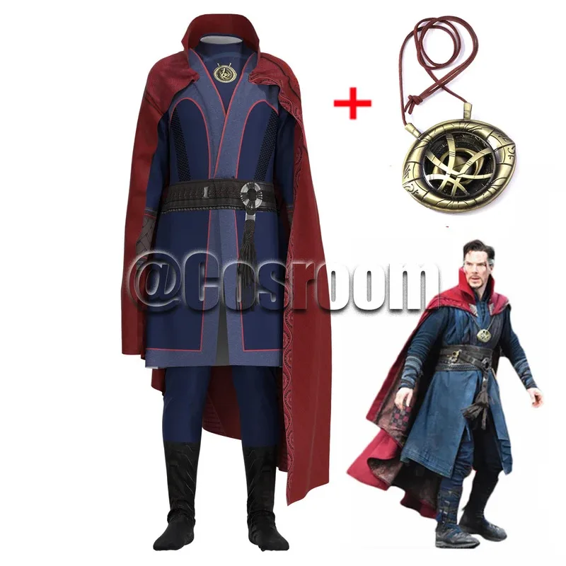 

Doctor Strange Cosplay Costume Stephen Strange Bodysuit Superhero Jumpsuit Halloween Carnival Party Costumes for Adult